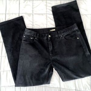 Men's Access Apparel Straight Leg Black Jeans - Size 36x32